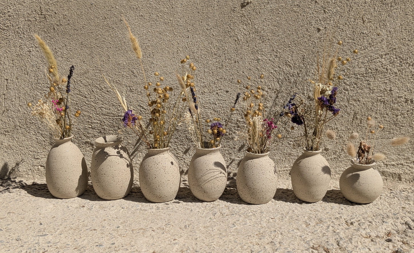 Vase granit - Les ronds