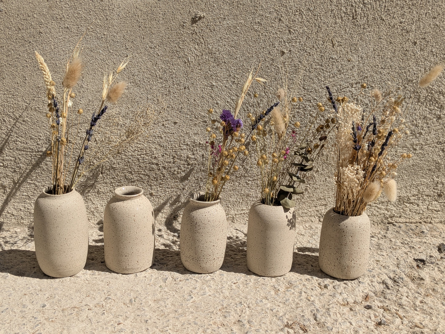 Vase granit - Les cylindres