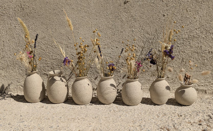 Vase granit - Les ronds